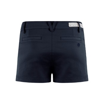 Girls cotton shorts oxford blue
