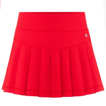 Womens skort cherry red