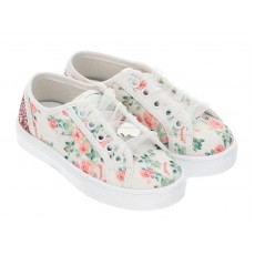 White shoes with flowers
